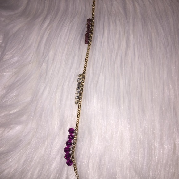 Good and purple beaded necklace - Picture 2 of 5